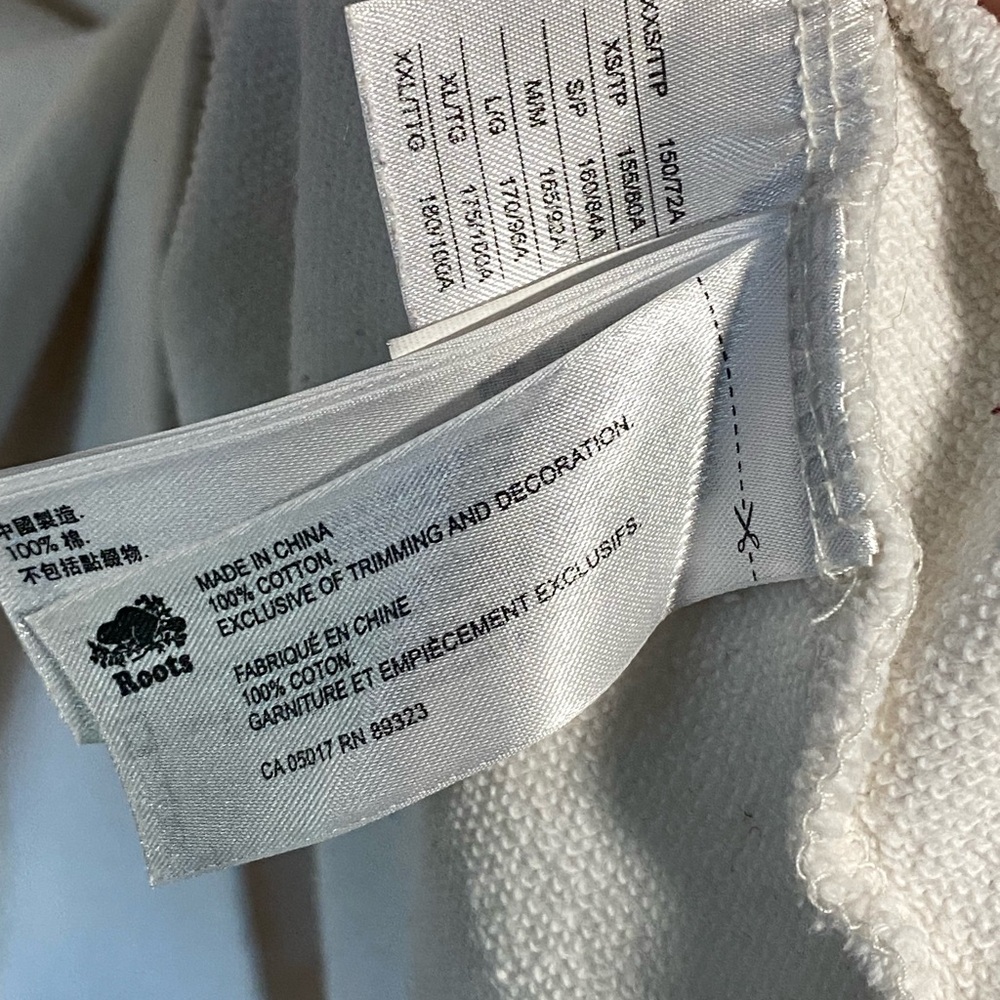 Roots White Sweatshirt with Colourful Logo - Picture 4 of 6